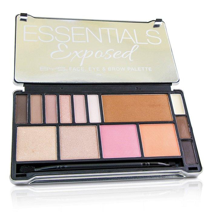 BYS Essentials Exposed Palette (Face, Eye & Brow, 1x Applicator) - 24g/0.8oz - Lovez Aqua© - 