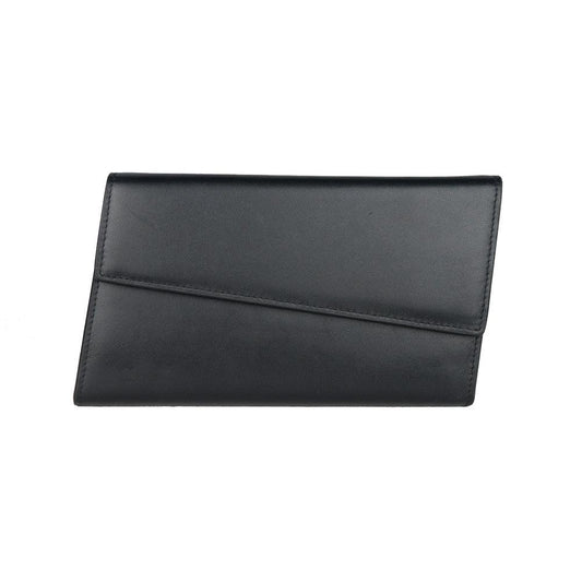 Black Genuine Leather Women’s Prism Wallet with Multiple Compartments - Lovez Aqua© - 