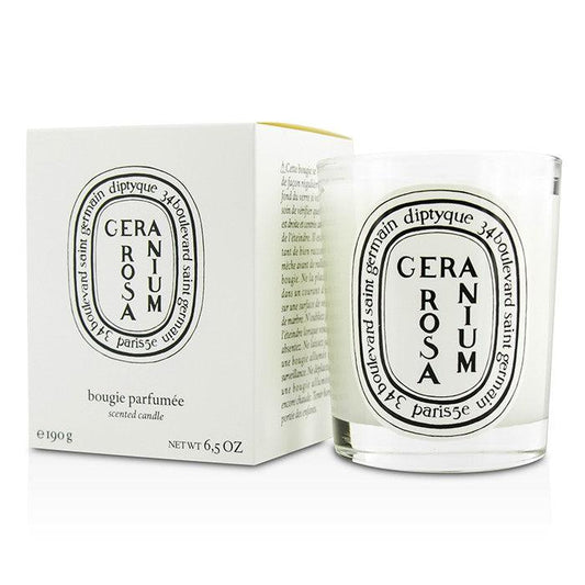 Diptyque Geranium Rosa (Rose Geranium) Scented Candle (190g) - Lovez Aqua© - 