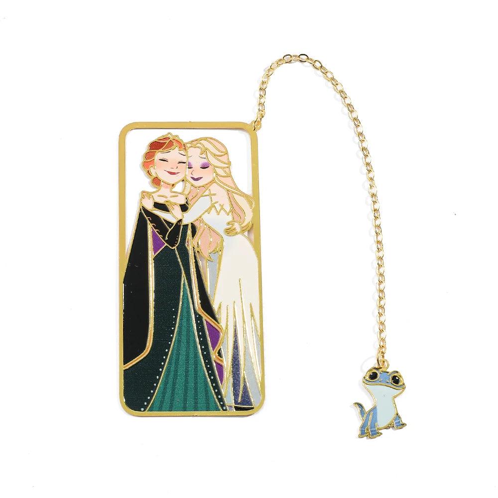 Disney's Frozen Anna & Elsa Metal Hollow Cutout Bookmark - Lovez Aqua© - 