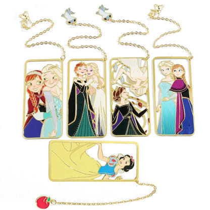 Disney's Frozen Anna & Elsa Metal Hollow Cutout Bookmark - Lovez Aqua© - 