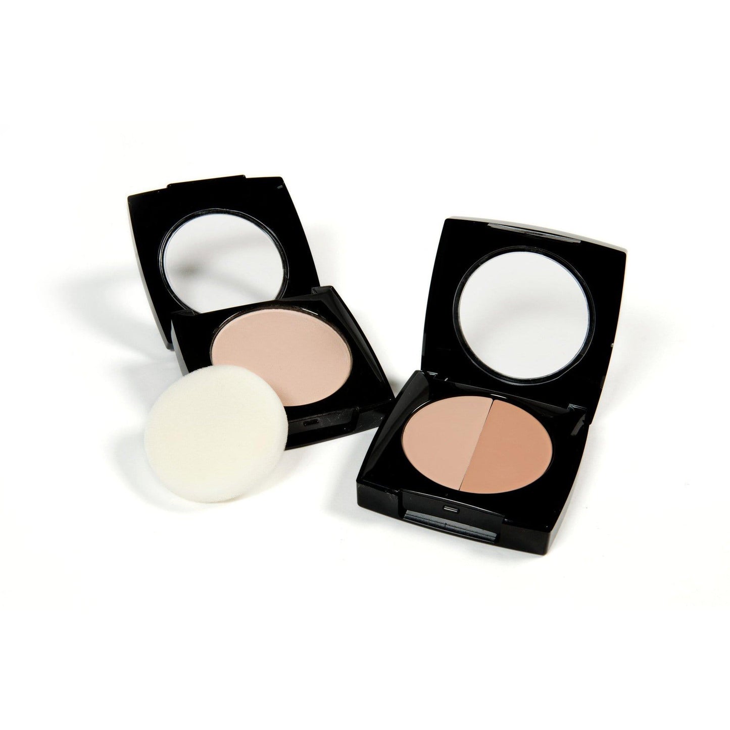 Duo Blender Contouring Foundation Ivory Petal/Soft Beige & Translucent Powder - Lovez Aqua© - 