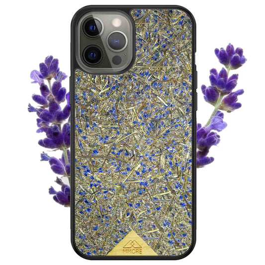 Genuine Pressed Lavender Plants Shockproof Protective Phone Case - Lovez Aqua© - 