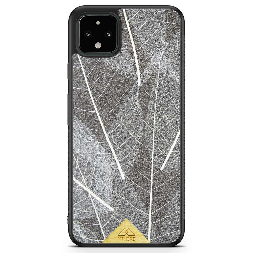 Genuine Skeleton Leaves Print Shockproof Protective Gray Phone Case - Lovez Aqua© - 