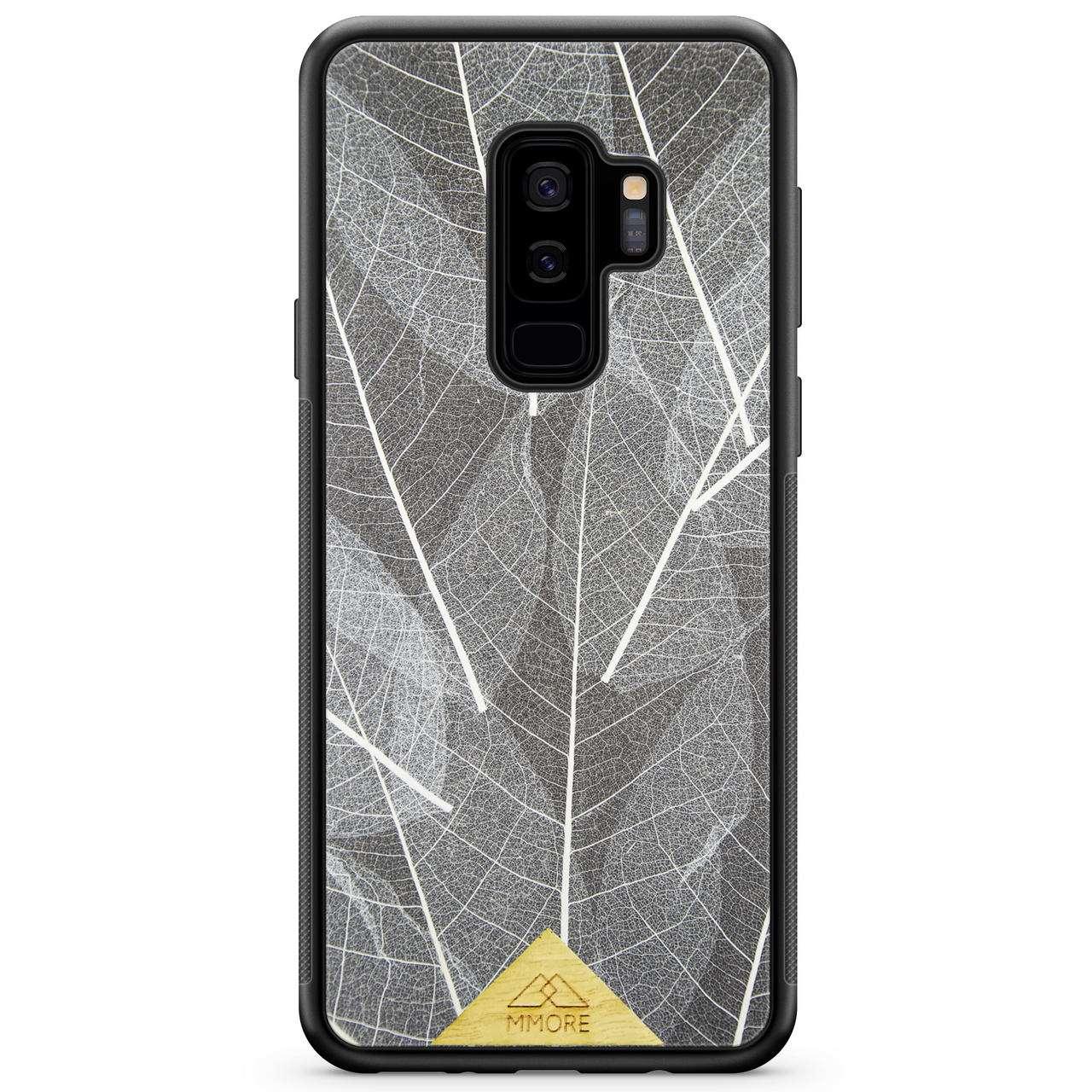 Genuine Skeleton Leaves Print Shockproof Protective Gray Phone Case - Lovez Aqua© - 