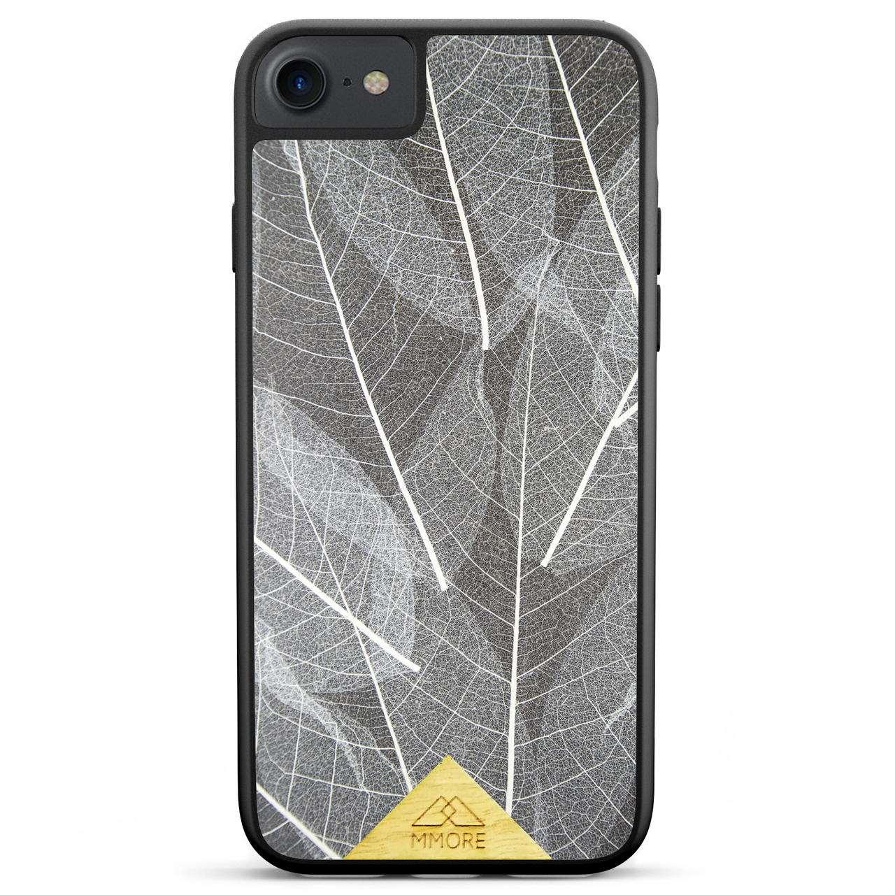 Genuine Skeleton Leaves Print Shockproof Protective Gray Phone Case - Lovez Aqua© - 