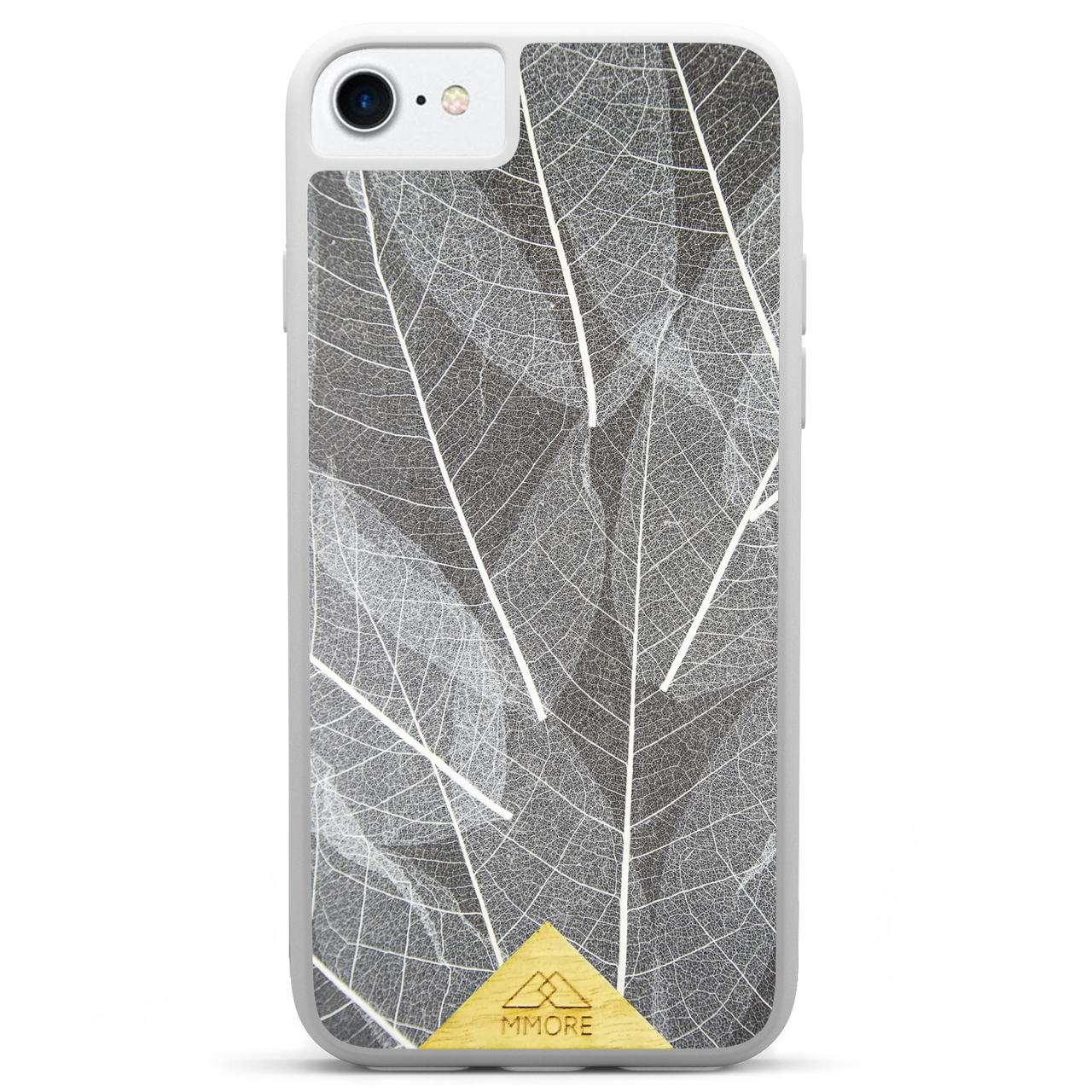 Genuine Skeleton Leaves Print Shockproof Protective Gray Phone Case - Lovez Aqua© - 