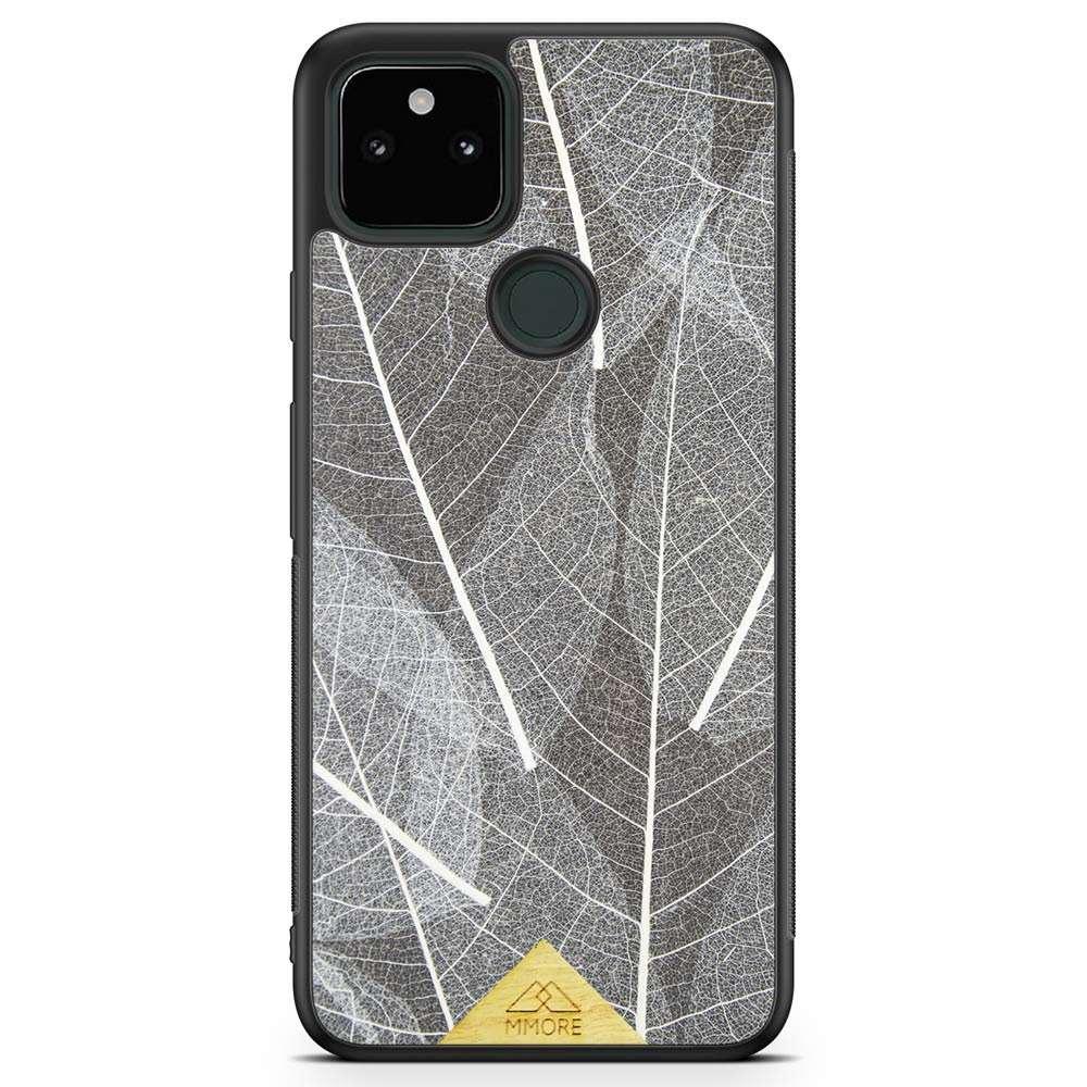 Genuine Skeleton Leaves Print Shockproof Protective Gray Phone Case - Lovez Aqua© - 