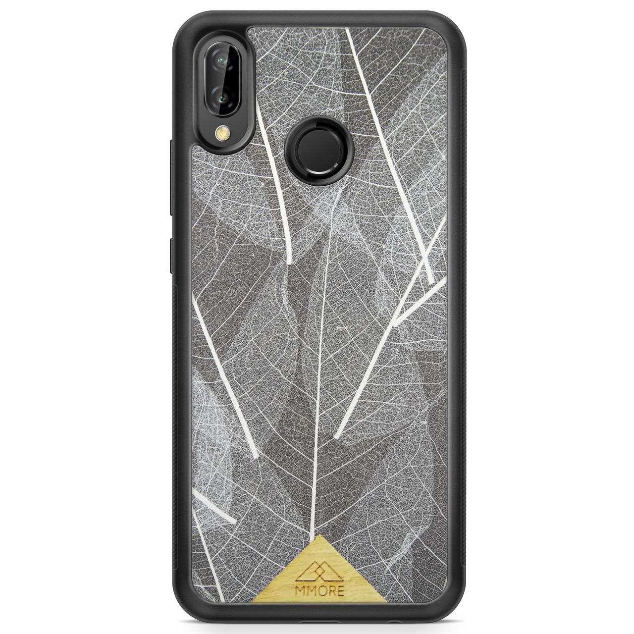 Genuine Skeleton Leaves Print Shockproof Protective Gray Phone Case - Lovez Aqua© - 