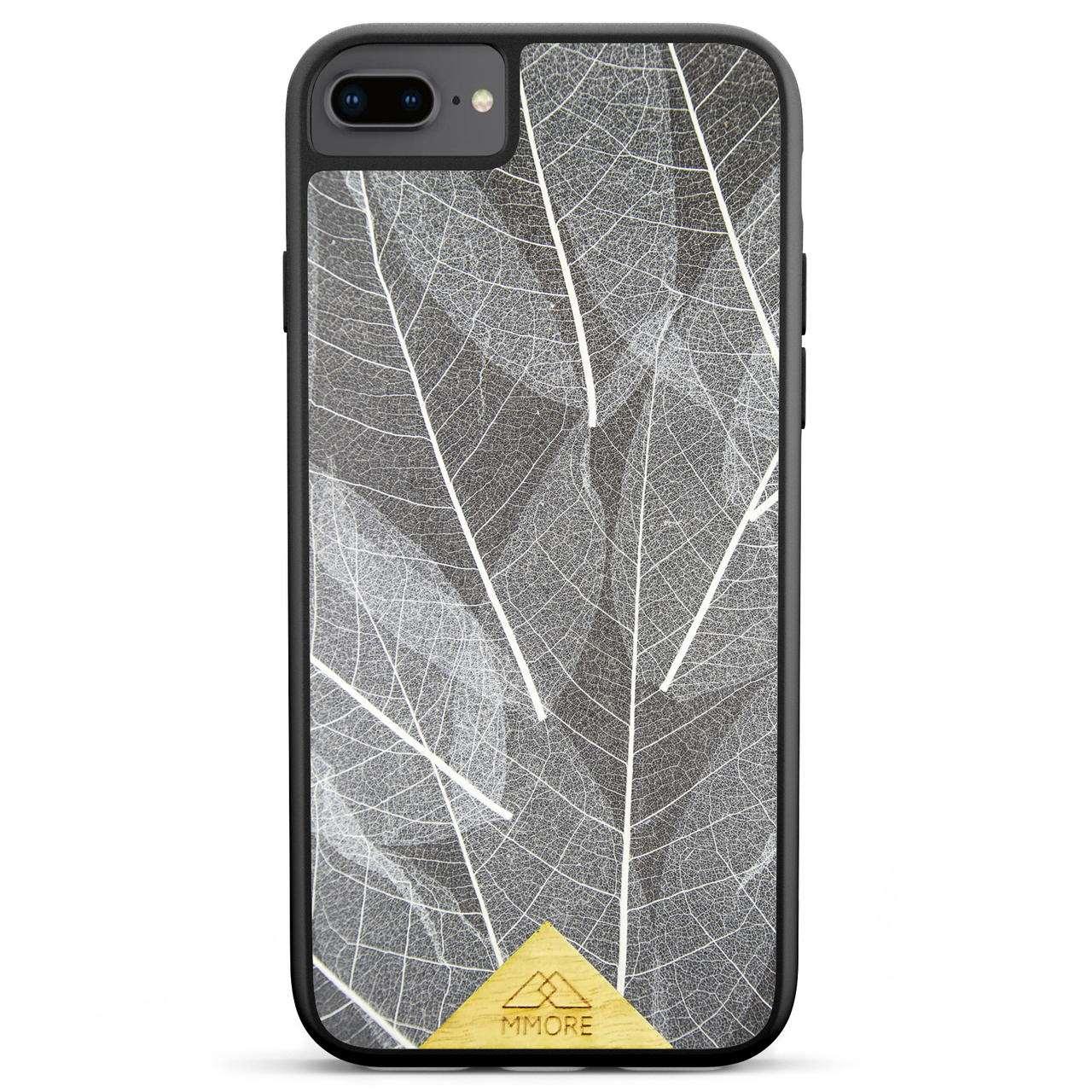 Genuine Skeleton Leaves Print Shockproof Protective Gray Phone Case - Lovez Aqua© - 