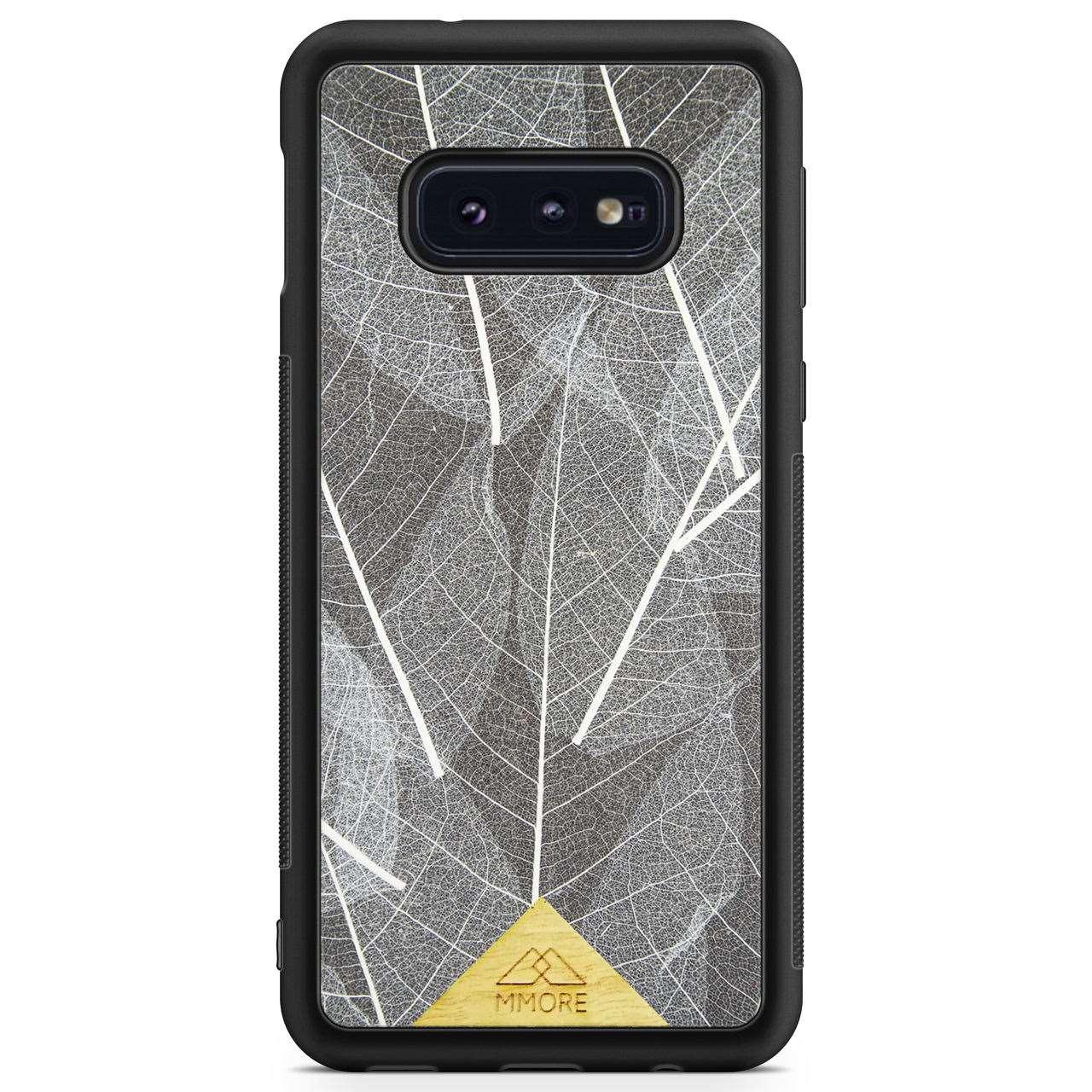 Genuine Skeleton Leaves Print Shockproof Protective Gray Phone Case - Lovez Aqua© - 