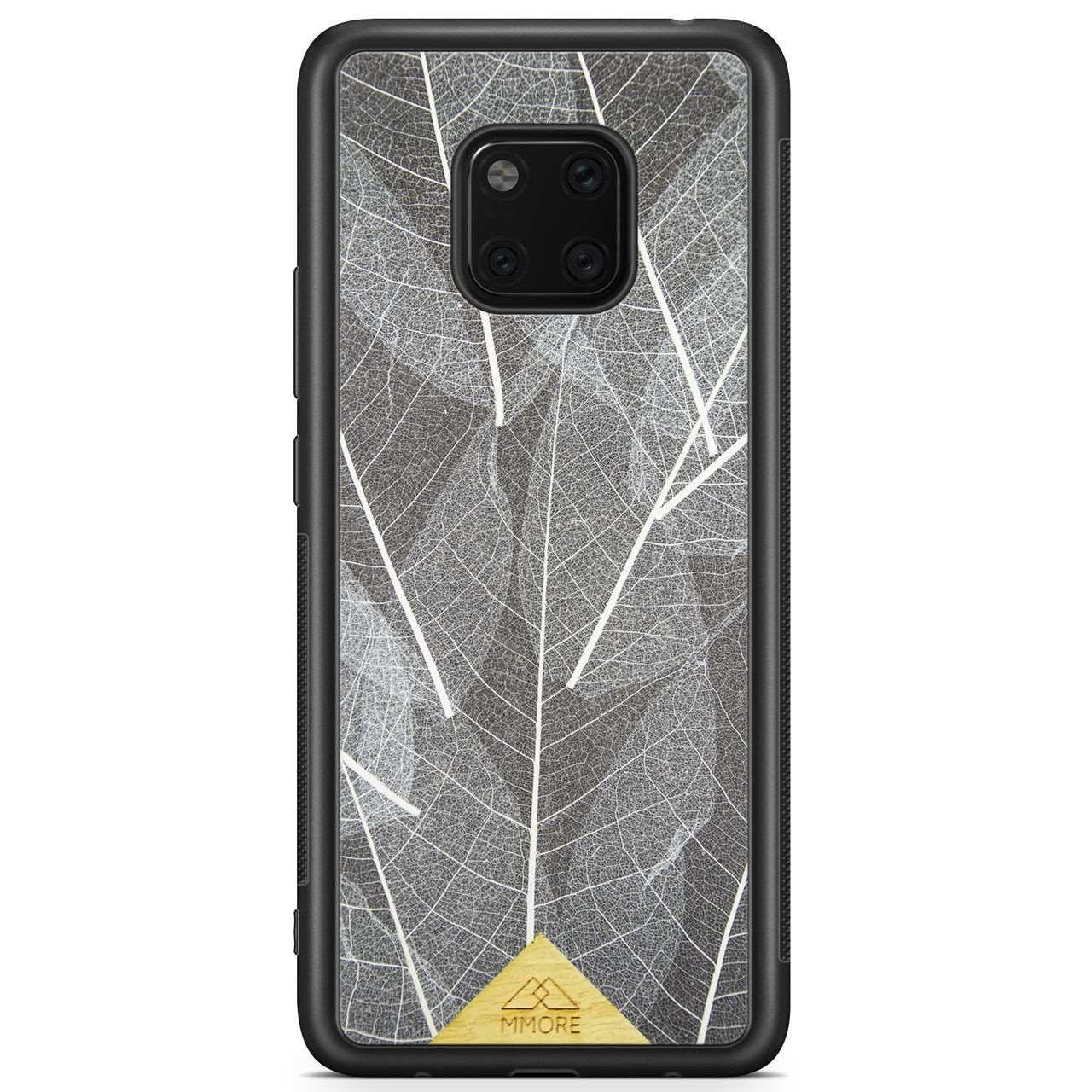 Genuine Skeleton Leaves Print Shockproof Protective Gray Phone Case - Lovez Aqua© - 