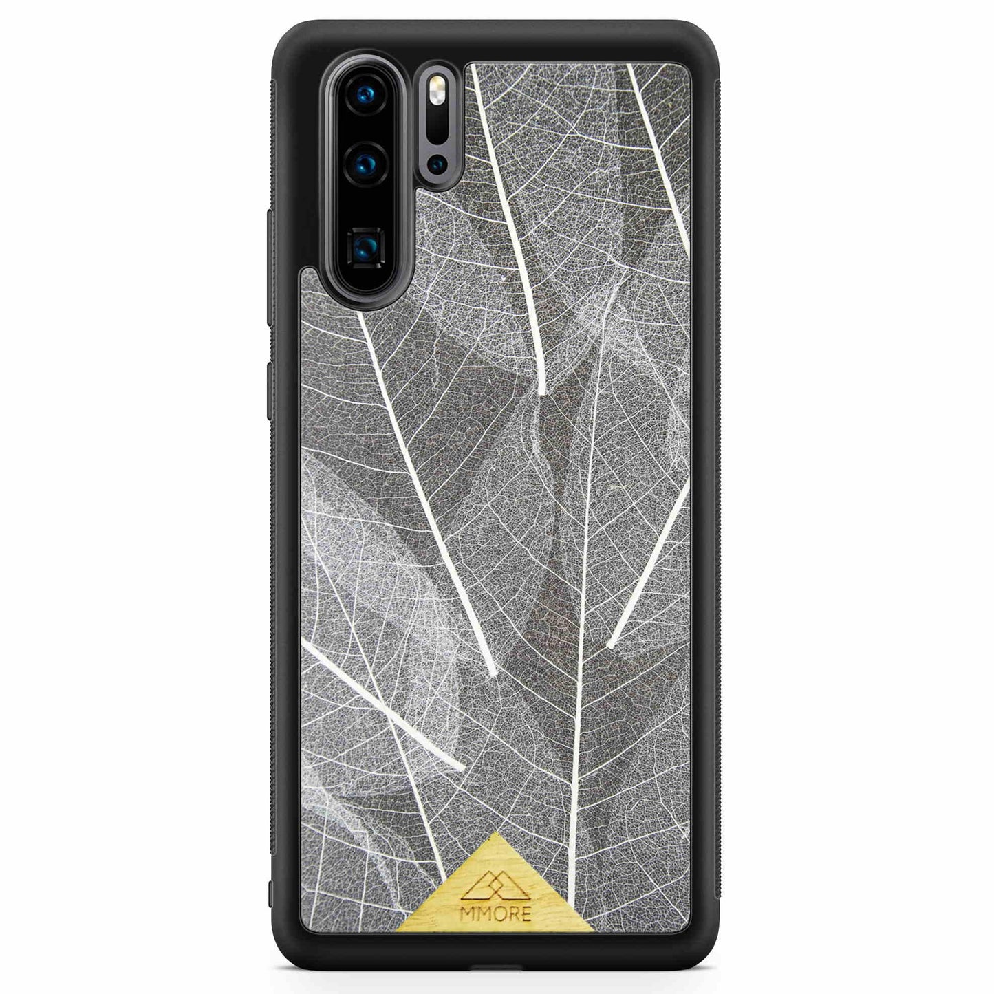 Genuine Skeleton Leaves Print Shockproof Protective Gray Phone Case - Lovez Aqua© - 