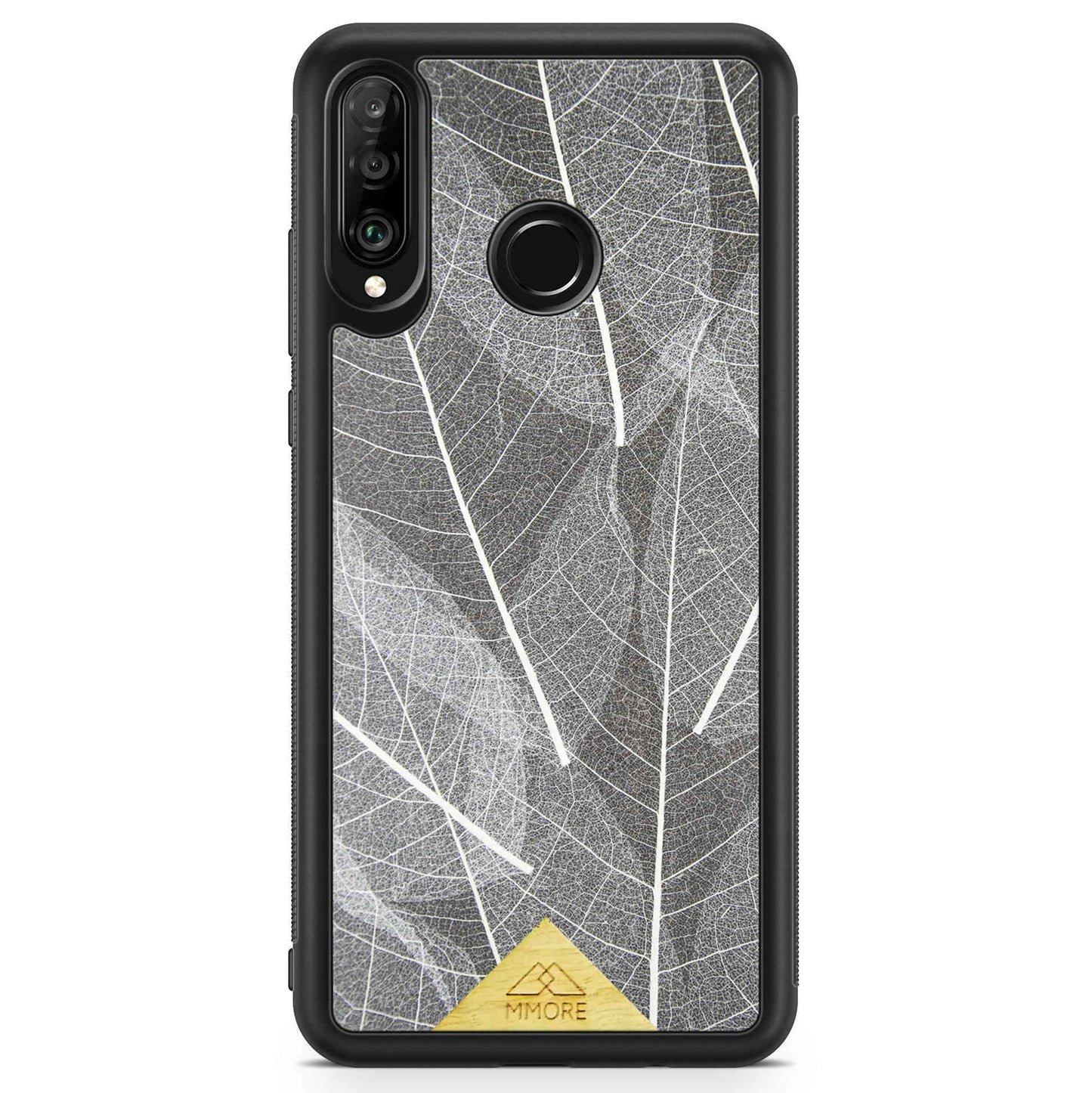 Genuine Skeleton Leaves Print Shockproof Protective Gray Phone Case - Lovez Aqua© - 