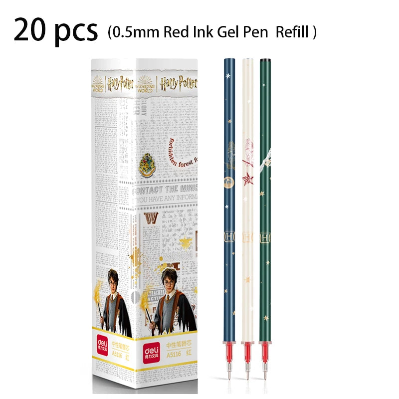 Harry Potter 0.5mm Black/Red Ink Gel Pen Refill - Lovez Aqua© - 