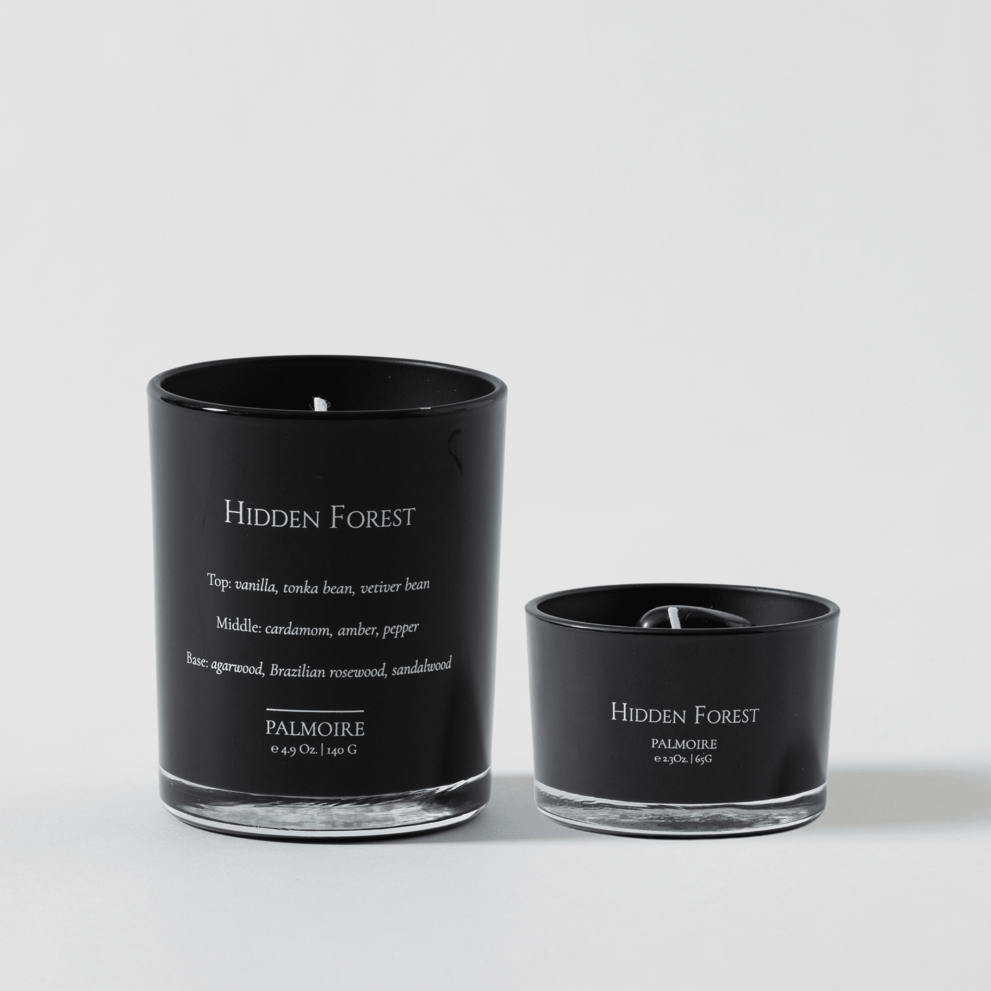 Hidden Forest Candle Set With Decorative Jars - Vanilla & Tonka Bean - Lovez Aqua© - 