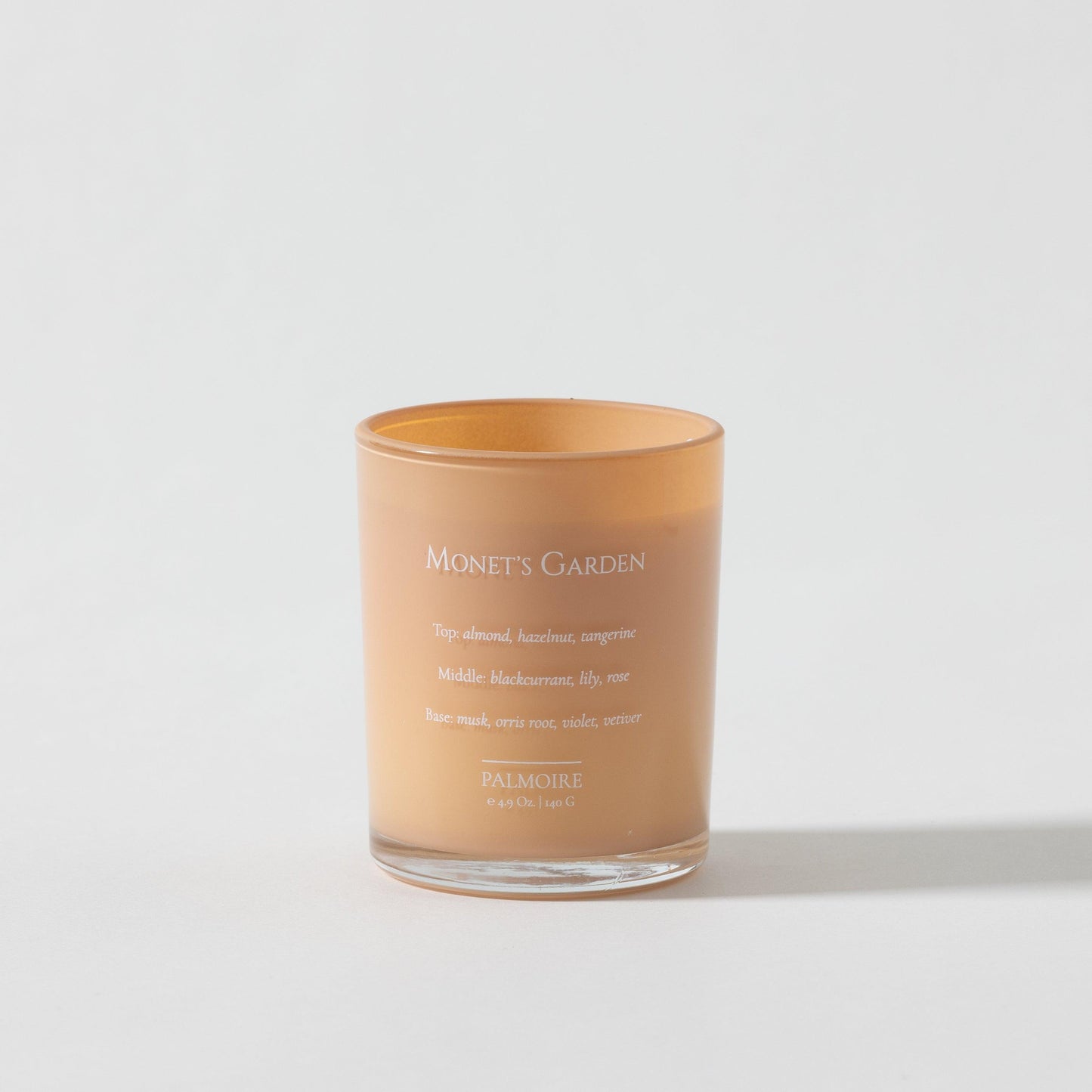 Monet's Garden Soy Wax Candle With Decorative Jar - Almond, Hazelnut & Tangerine - Lovez Aqua© - 