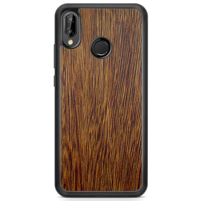 Natural Sucupira Wood Grain Protective Phone Case - Lovez Aqua© - 