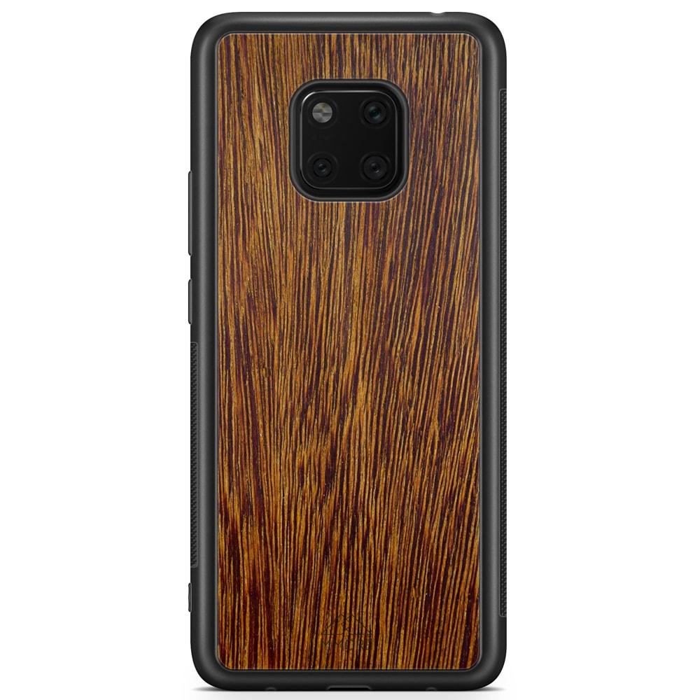 Natural Sucupira Wood Grain Protective Phone Case - Lovez Aqua© - 