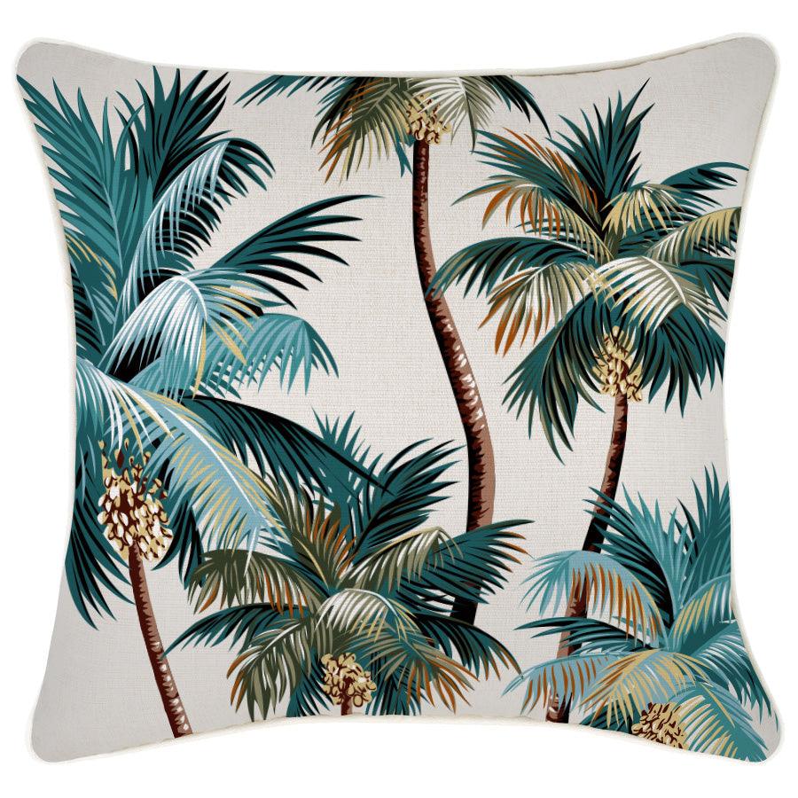 Nature Inspired Tropical Palm Trees Cushion Cover (45cm x 45cm) - Lovez Aqua© - 