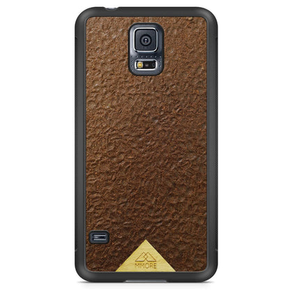 Organic Natural Crushed Coffee Beans Protective Phone Case - Lovez Aqua© - 