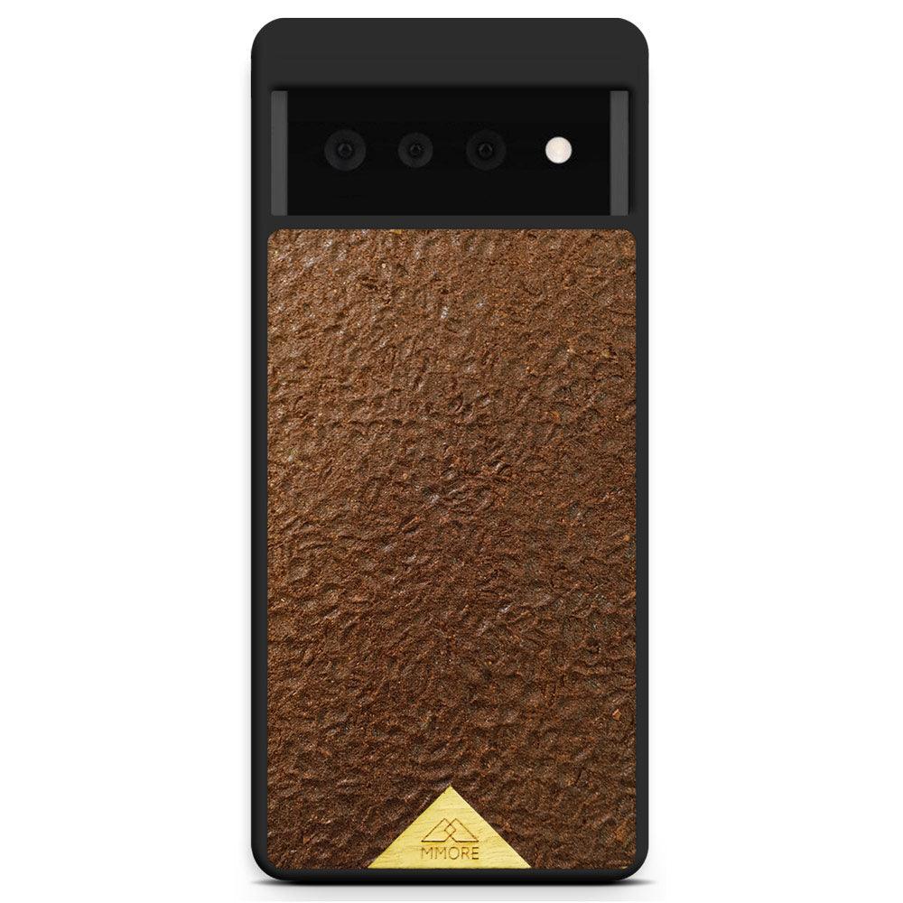 Organic Natural Crushed Coffee Beans Protective Phone Case - Lovez Aqua© - 