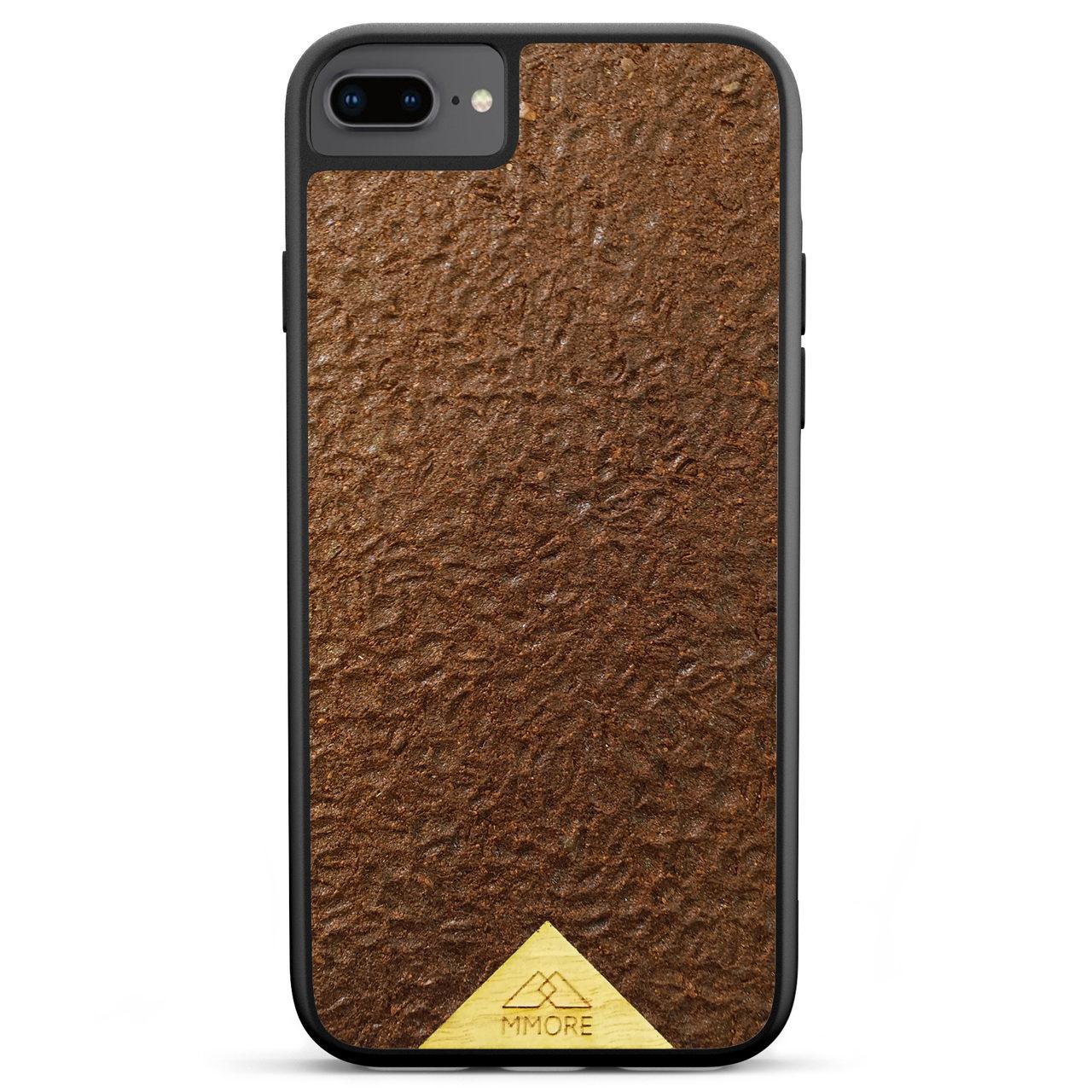 Organic Natural Crushed Coffee Beans Protective Phone Case - Lovez Aqua© - 