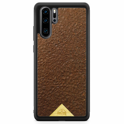 Organic Natural Crushed Coffee Beans Protective Phone Case - Lovez Aqua© - 