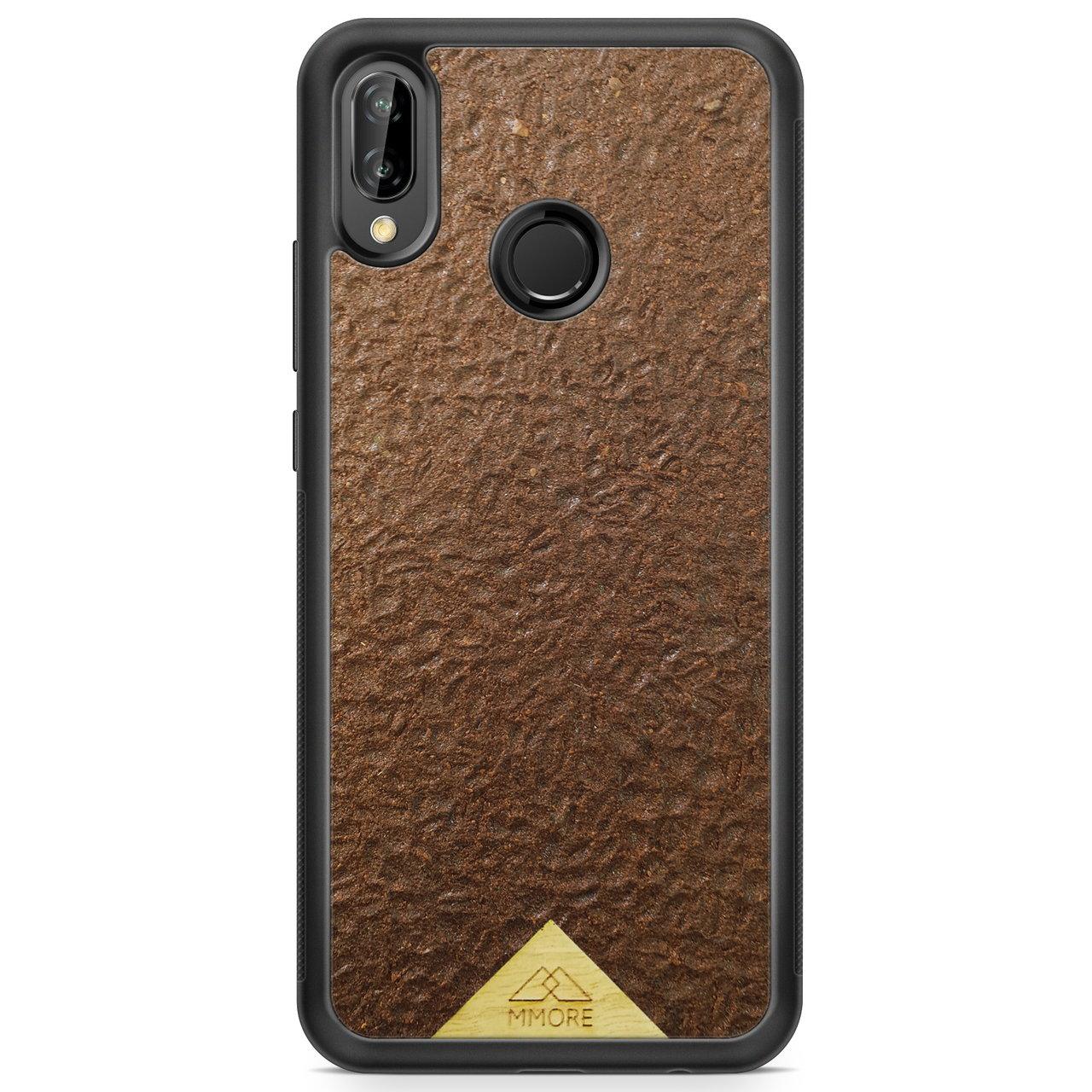 Organic Natural Crushed Coffee Beans Protective Phone Case - Lovez Aqua© - 