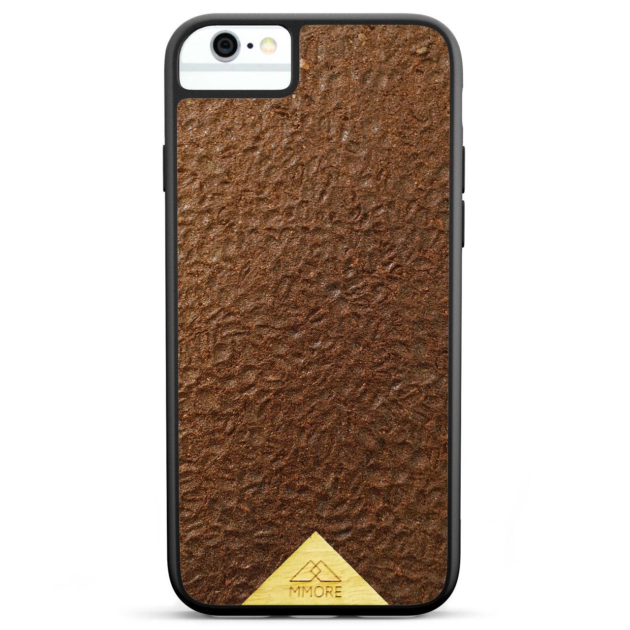 Organic Natural Crushed Coffee Beans Protective Phone Case - Lovez Aqua© - 