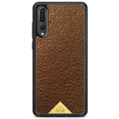 Organic Natural Crushed Coffee Beans Protective Phone Case - Lovez Aqua© - 