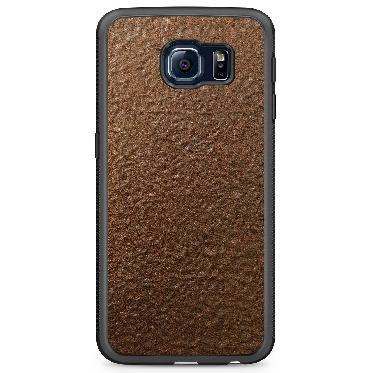 Organic Natural Crushed Coffee Beans Protective Phone Case - Lovez Aqua© - 