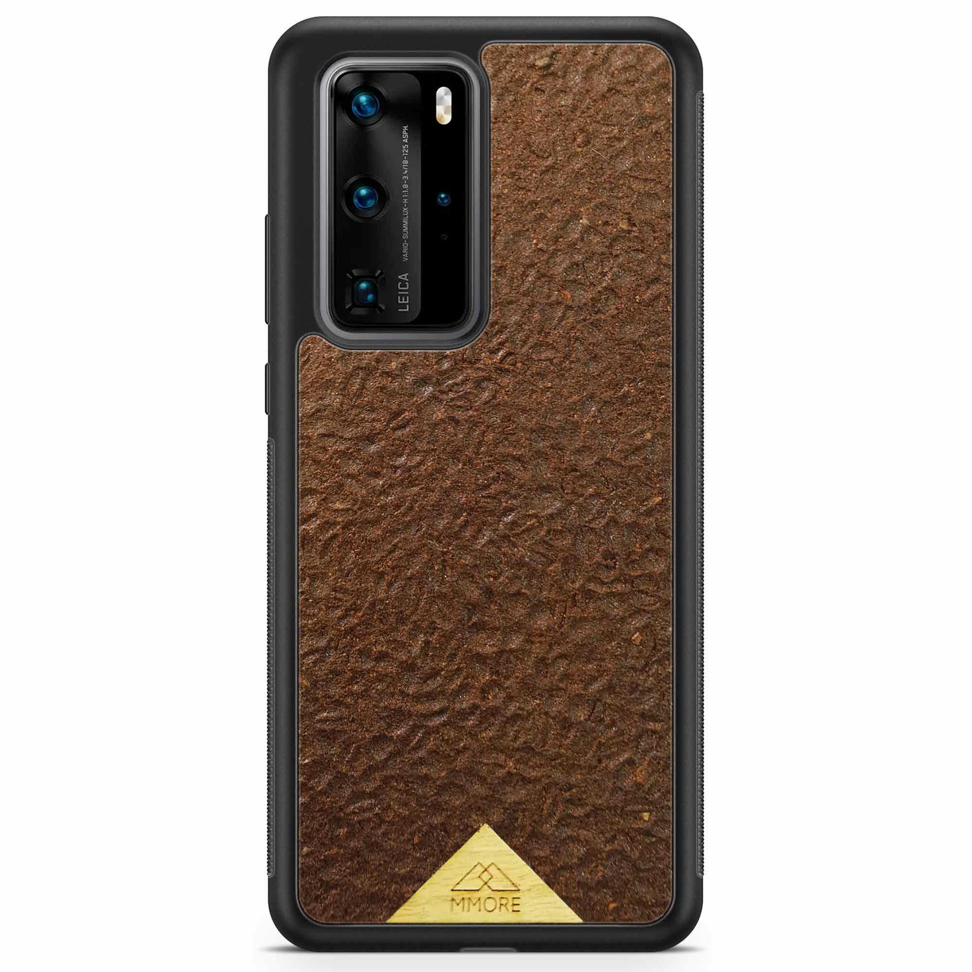 Organic Natural Crushed Coffee Beans Protective Phone Case - Lovez Aqua© - 