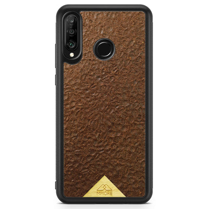 Organic Natural Crushed Coffee Beans Protective Phone Case - Lovez Aqua© - 