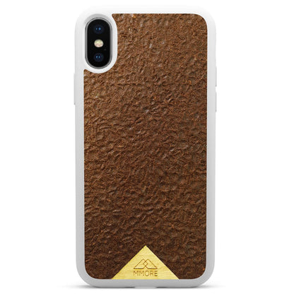 Organic Natural Crushed Coffee Beans Protective Phone Case - Lovez Aqua© - 