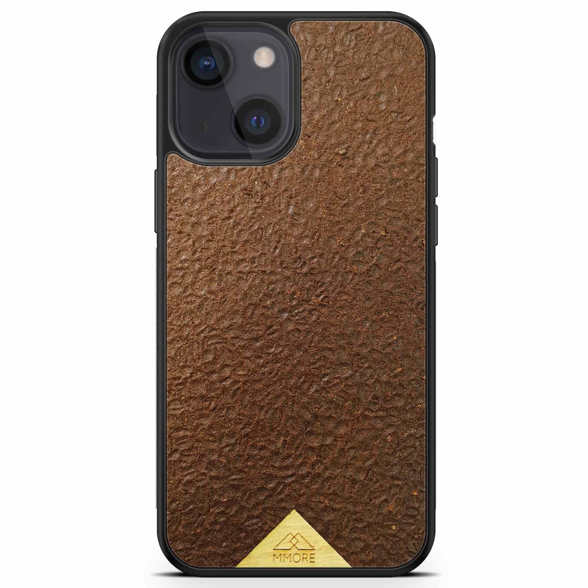 Organic Natural Crushed Coffee Beans Protective Phone Case - Lovez Aqua© - 