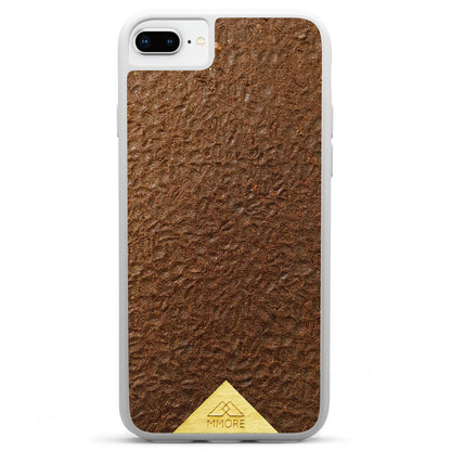 Organic Natural Crushed Coffee Beans Protective Phone Case - Lovez Aqua© - 