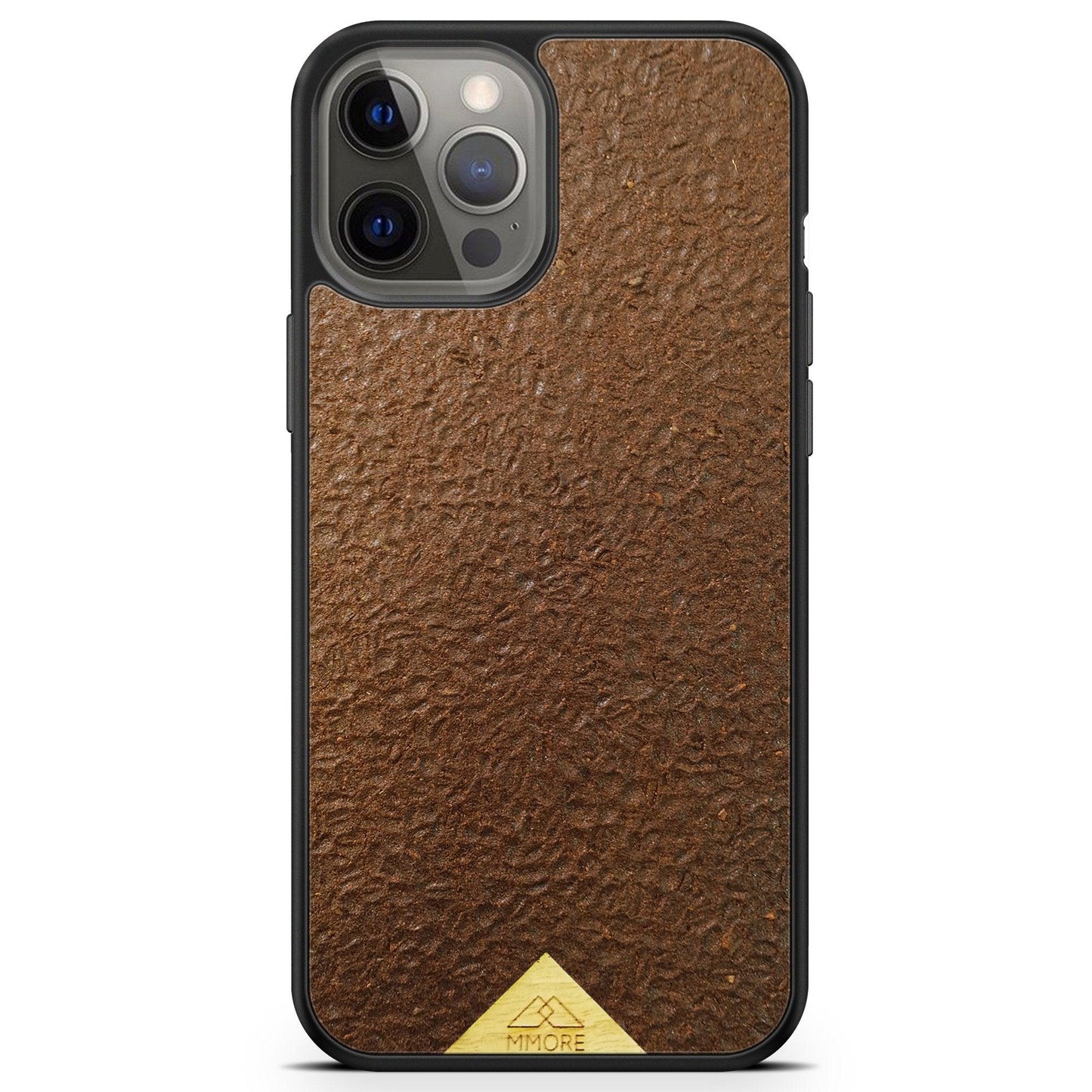 Organic Natural Crushed Coffee Beans Protective Phone Case - Lovez Aqua© - 