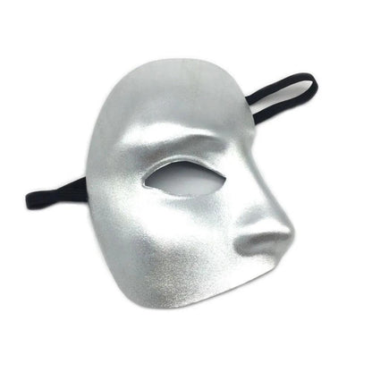 Phantom of the Opera Half Face Venetian Masquerade Mask - Lovez Aqua© - 