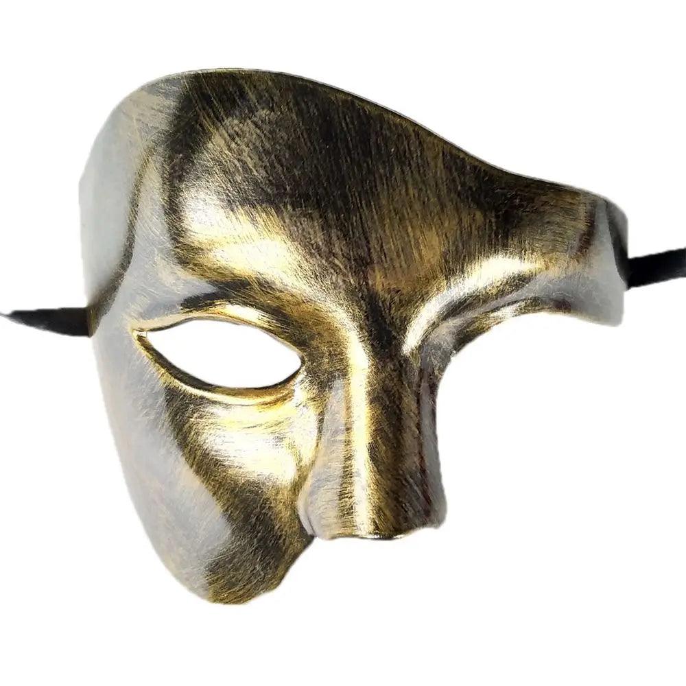 Phantom of the Opera Half Face Venetian Masquerade Mask - Lovez Aqua© - 