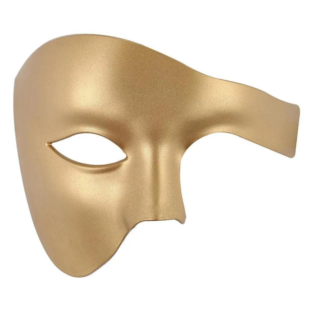 Phantom of the Opera Half Face Venetian Masquerade Mask - Lovez Aqua© - 