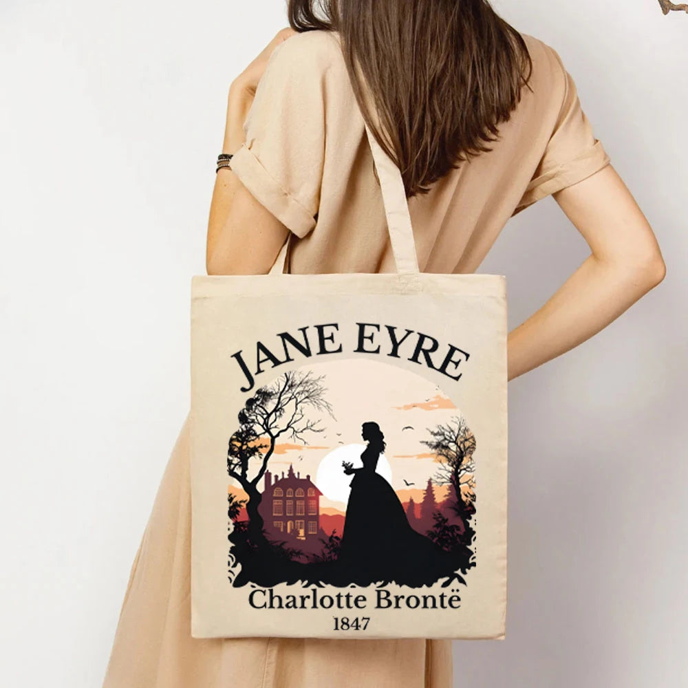 Jane Eyre Charlotte Bronte 1847 Canvas Tote Bag