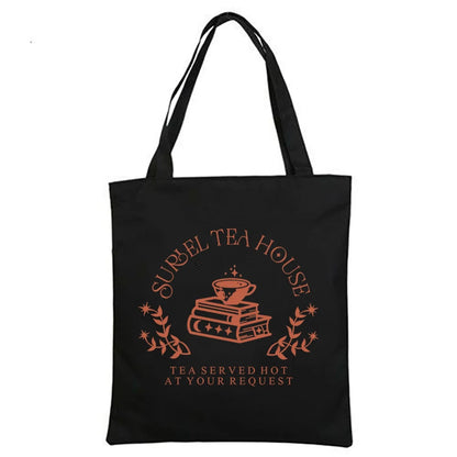 ACOTAR Suriel Tea Co Bookish Velaris Canvas Tote Bag