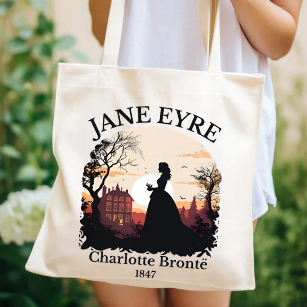 Jane Eyre Charlotte Bronte 1847 Canvas Tote Bag