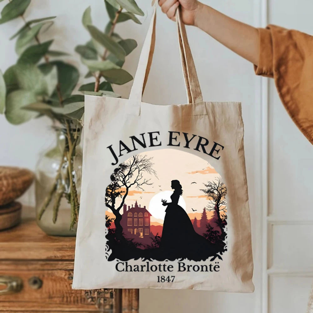 Jane Eyre Charlotte Bronte 1847 Canvas Tote Bag