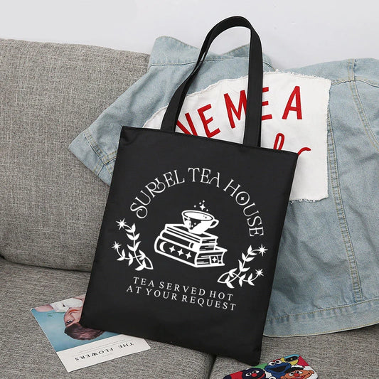 ACOTAR Suriel Tea Co Bookish Velaris Canvas Tote Bag