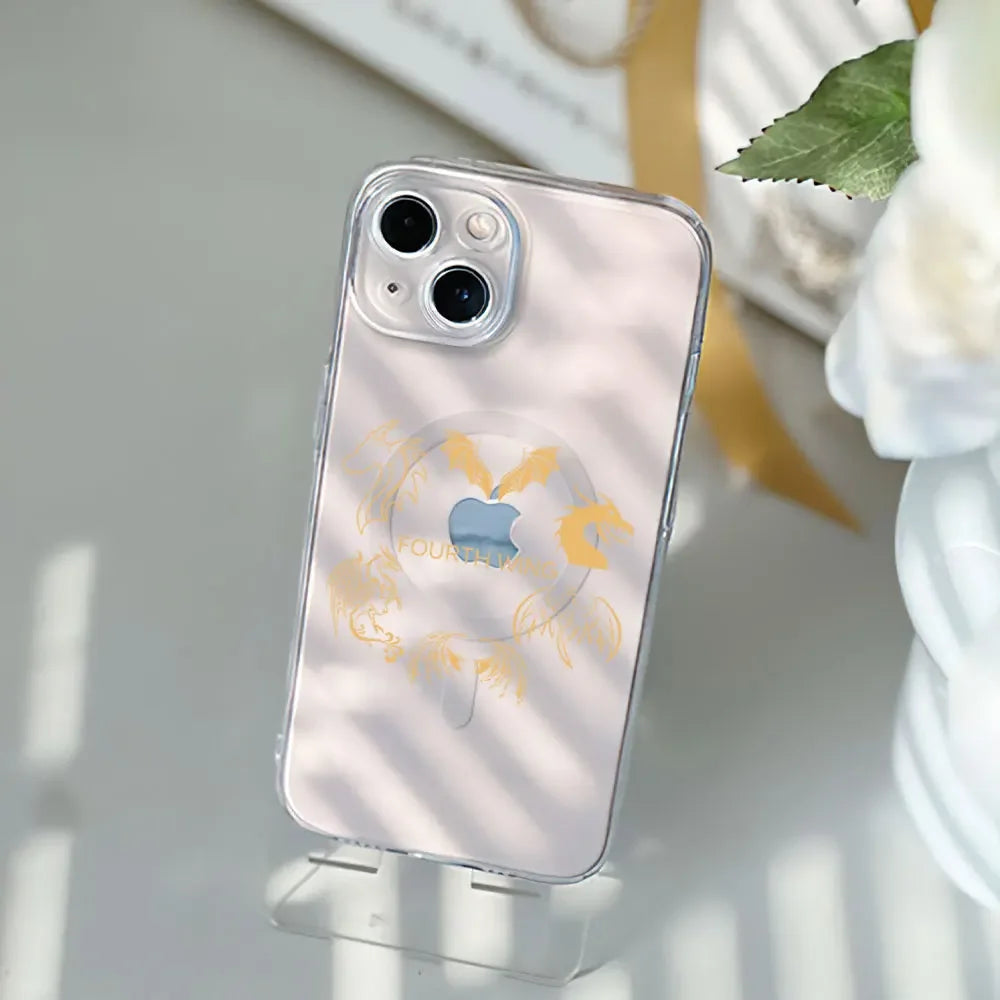 Fourth Wing Rebecca Yarros Dragon Riders Transparent Phone Case for iPhone - 80d3e6-0e.myshopify.com - 4 / IPHONE16PRO -  4