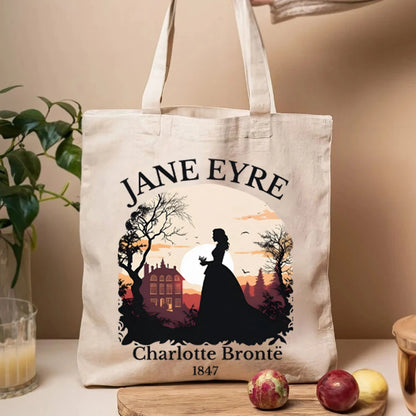 Jane Eyre Charlotte Bronte 1847 Canvas Tote Bag