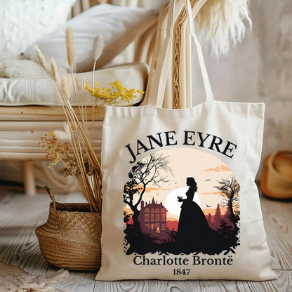 Jane Eyre Charlotte Bronte 1847 Canvas Tote Bag