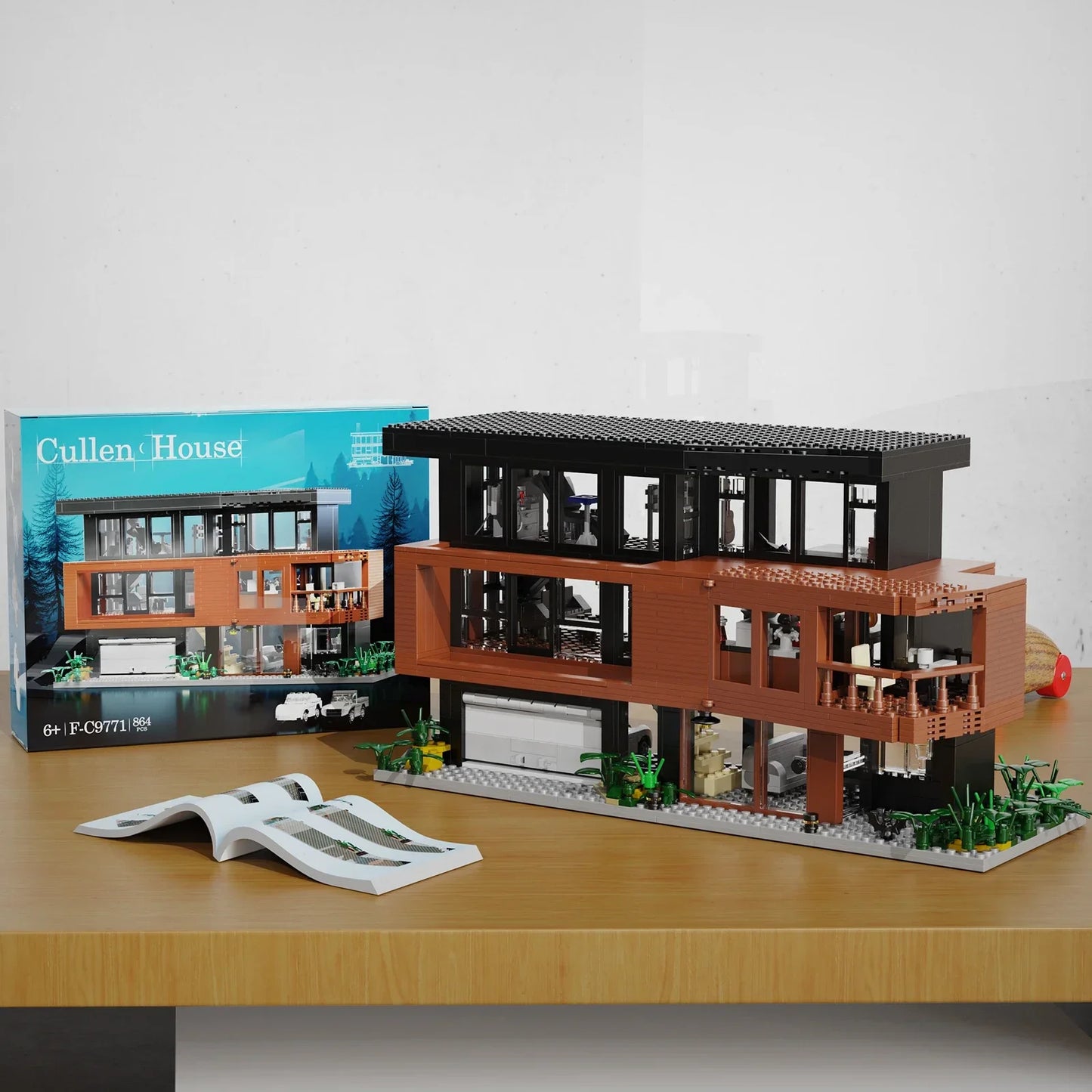 Twilight The Cullen House Replica Lego Building Blocks Set with Box (864 Pcs)